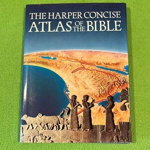 The Harper Concise Atlas Of The Bible HC/DJ Book EXC
